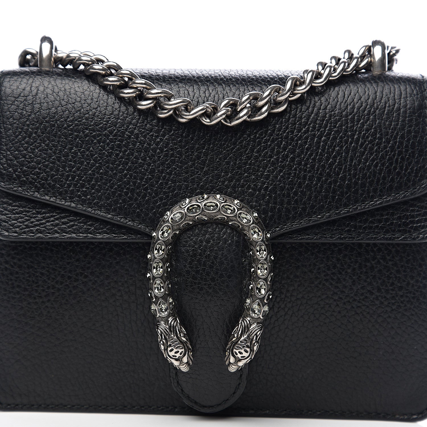 Gucci Calfskin Mini Dionysus Shoulder Bag Black 11 of 11