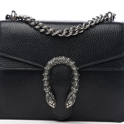 Gucci Calfskin Mini Dionysus Shoulder Bag Black 11 of 11