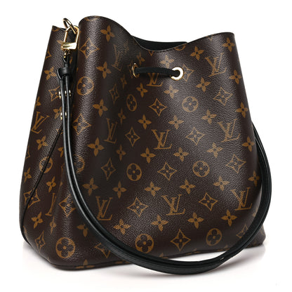 Louis Vuitton Monogram Neonoe MM Black 3 of 9