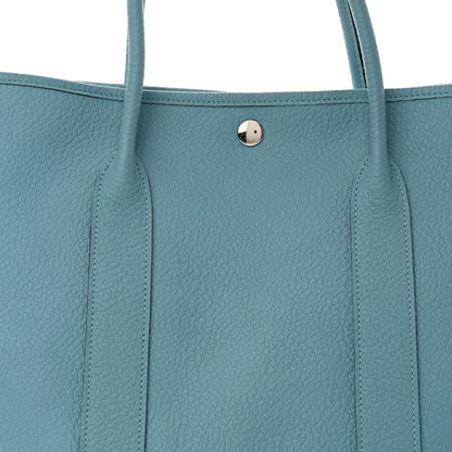 Hermes Vache Country Garden Party 36 MM Bleu Saint Cyr 8 of 12