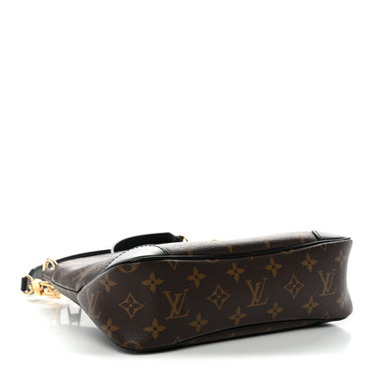 Louis Vuitton Monogram Odeon PM Black 4 of 10