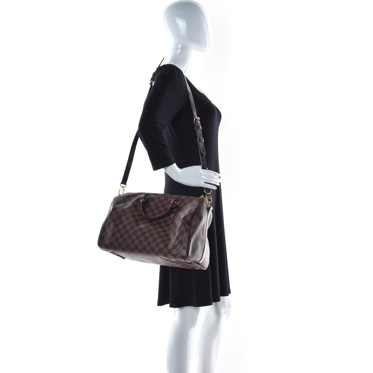 Damier Ebene Speedy Bandouliere 35