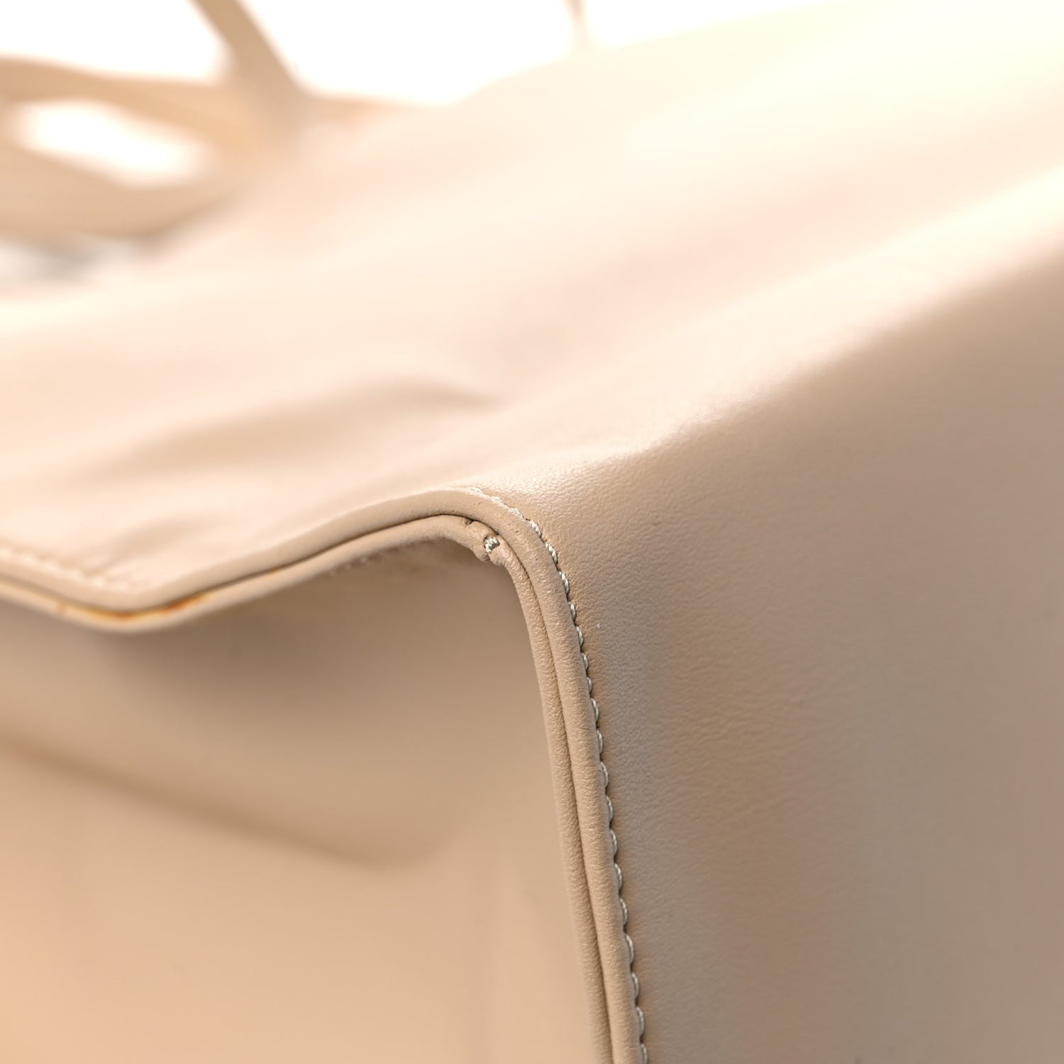 Telfar Vegan Leather Medium Shopping Bag Cream 10 of 14