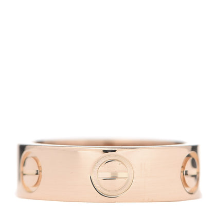 Cartier 18K Pink Gold 5.5mm LOVE Ring 48 4.5 3 of 4