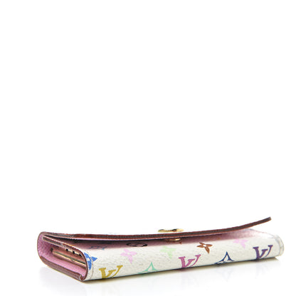 Louis Vuitton Monogram Multicolor Multicles 4 Key Holder White Litchi 4 of 9