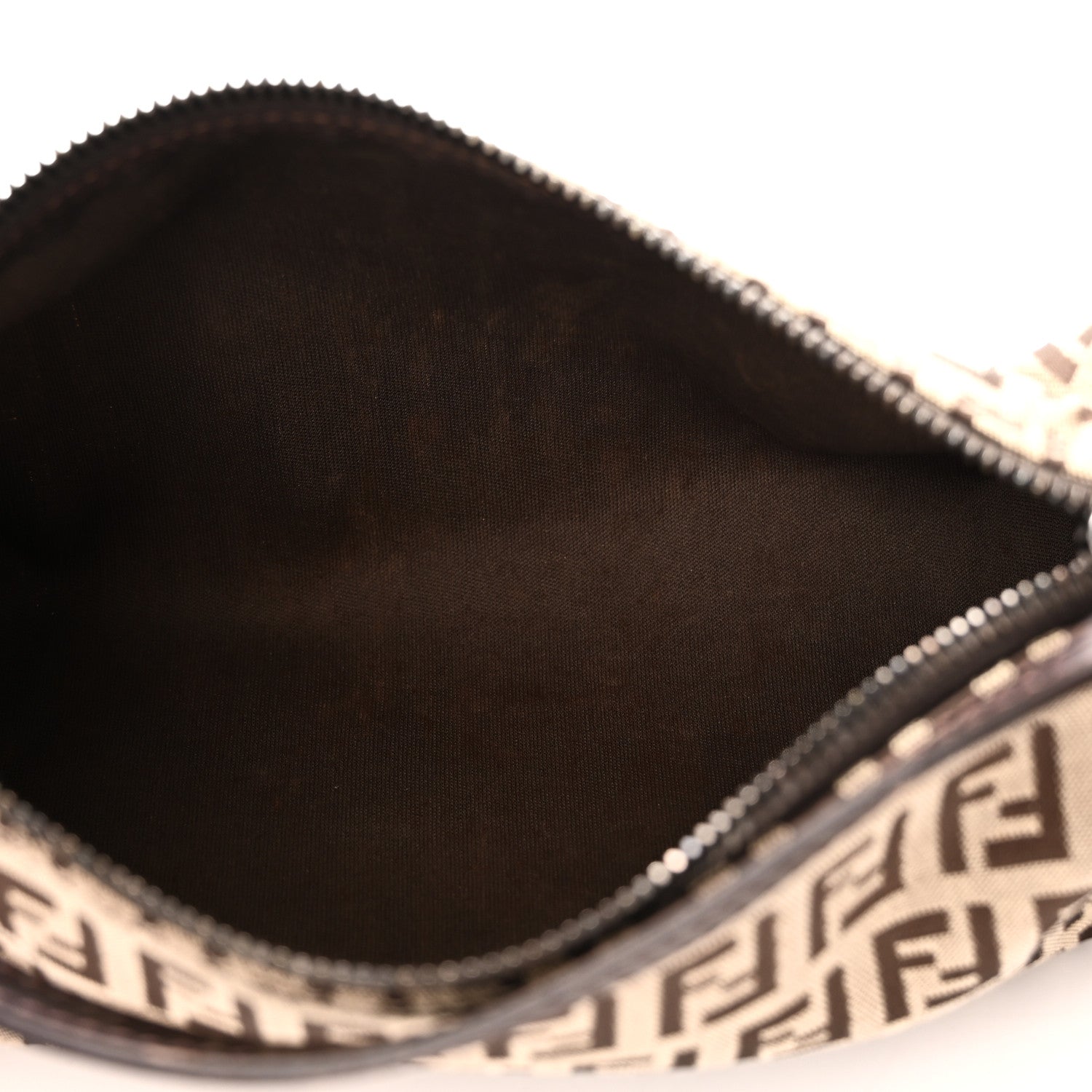 Fendi Zucchino Pochette Dark Brown 5 of 9