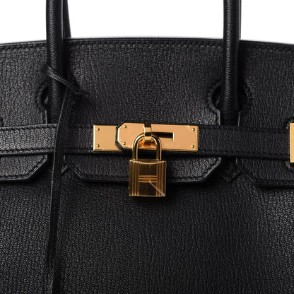 Hermes Chevre de Coromandel Horseshoe Birkin 30 Black 10 of 11