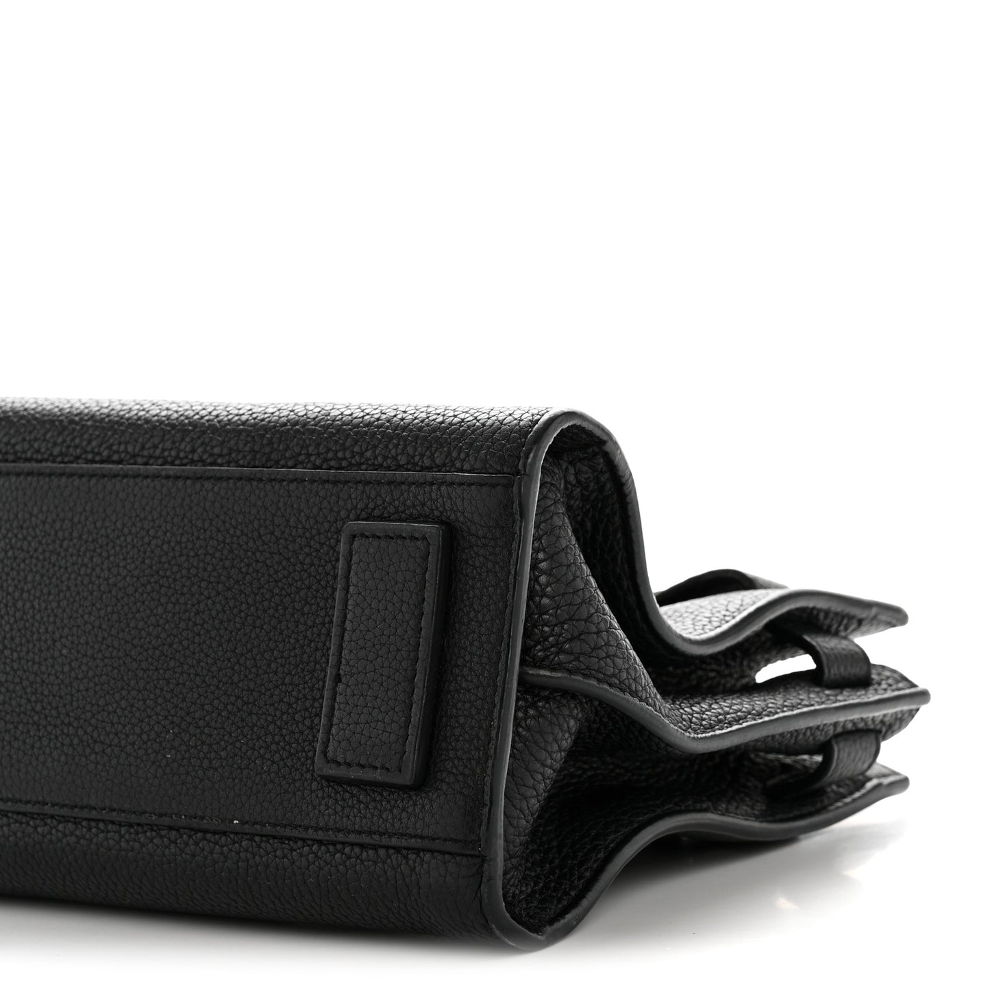 Grained Calfskin Nano Sac De Jour Souple Black Black