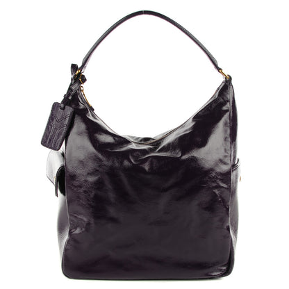 Saint Laurent Patent Large Multy Hobo Purple 1 of 7