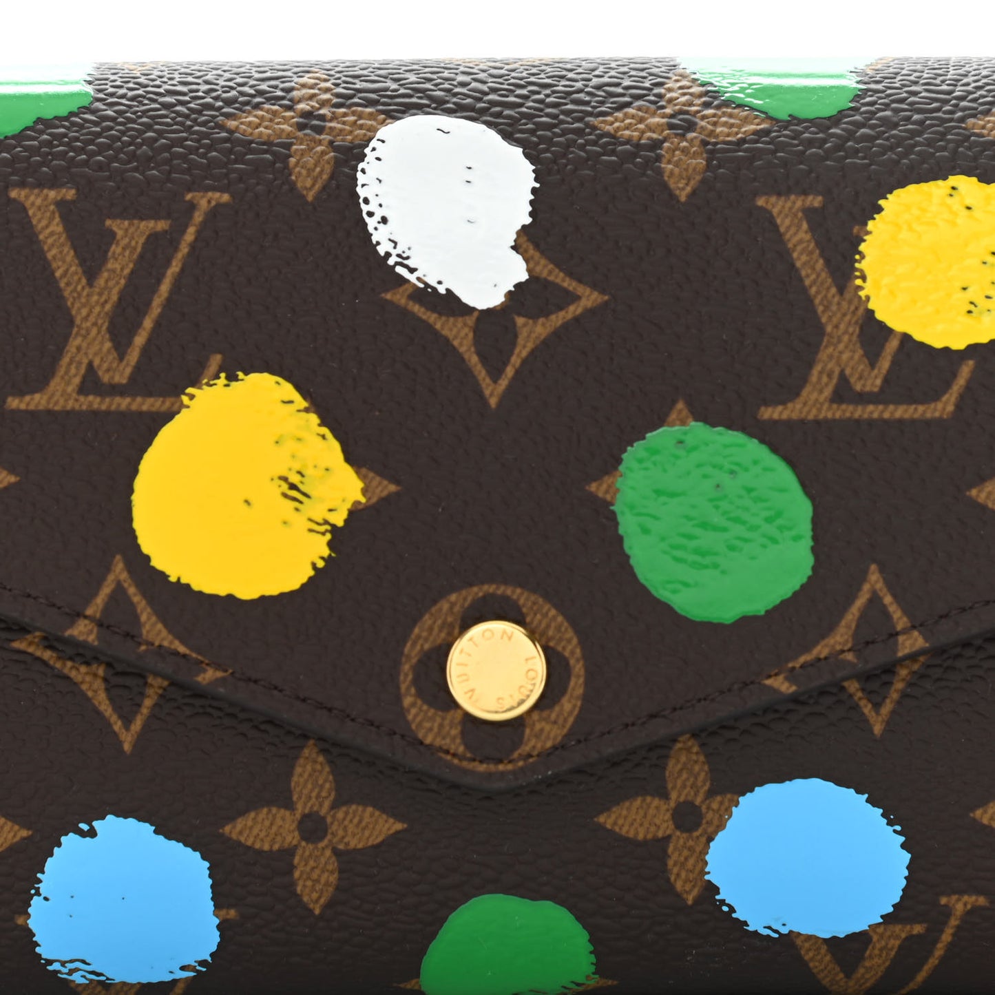 X YK Monogram Sarah Wallet