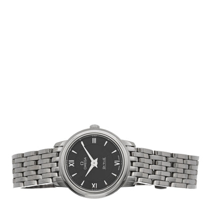 Omega Stainless Steel 24mm De Ville Prestige Quartz Watch Black 424.10.24.60.01.001 2 of 4