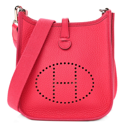Hermes Taurillon Clemence Evelyne TPM Rose Extreme 1 of 9