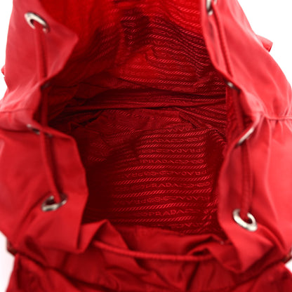 Prada Tessuto Nylon Saffiano Vela Medium Backpack Fuoco 5 of 10