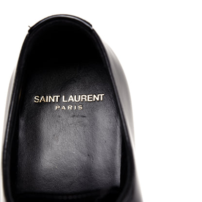 Saint Laurent Patent Calfskin Jonas Derby 36.5 Black 8 of 11