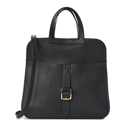Hermes Taurillon Clemence Halzan 31 GM Black 1 of 12