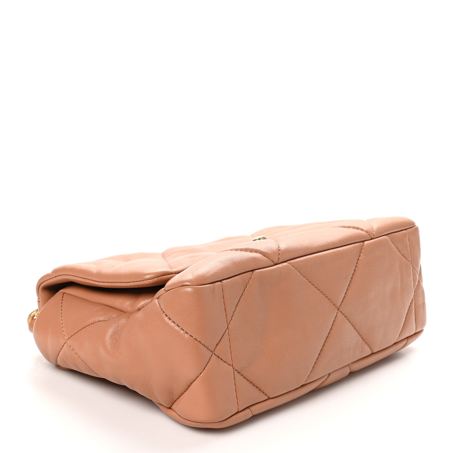 Chanel Lambskin Quilted Medium Chanel 19 Flap Brown 4 of 10