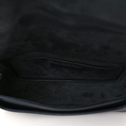 Saint Laurent Calfskin Monogram Book Bag Dark Smog 5 of 9