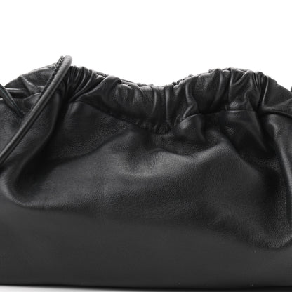 Mansur Gavriel Lambskin Mini Cloud Clutch Black Flamma 7 of 9