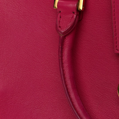 Saint Laurent Calfskin Monogram Baby Cabas Fuchsia 13 of 15