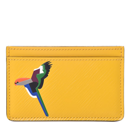 Louis Vuitton Epi Early Bird Card Holder Jonquille 1 of 7