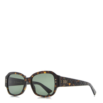 Christian Dior Acetate Cannage Lady Dior Studs 5 Sunglasses Havana 1 of 7