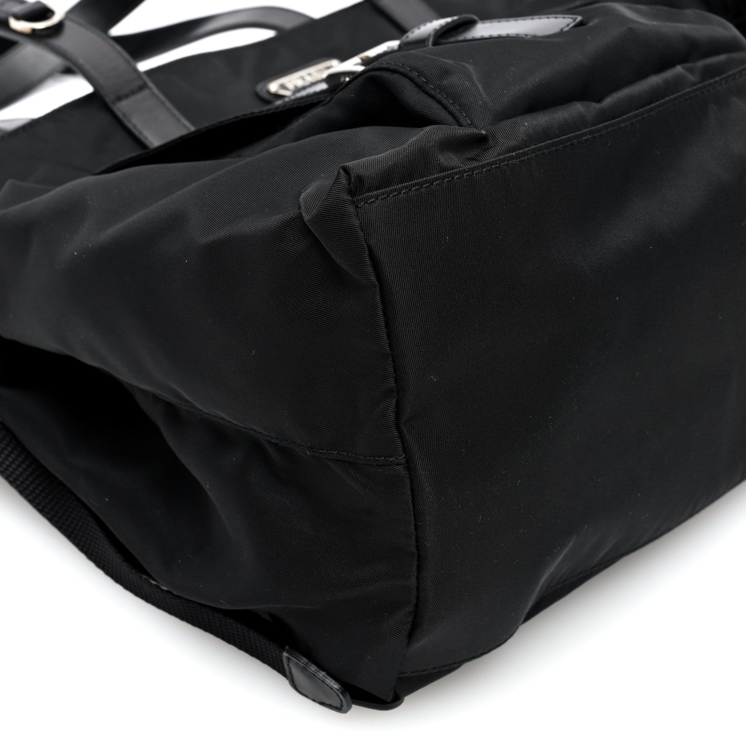 Prada Nylon Vela Shopping Tote Black 8 of 9