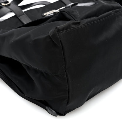 Prada Nylon Vela Shopping Tote Black 8 of 9