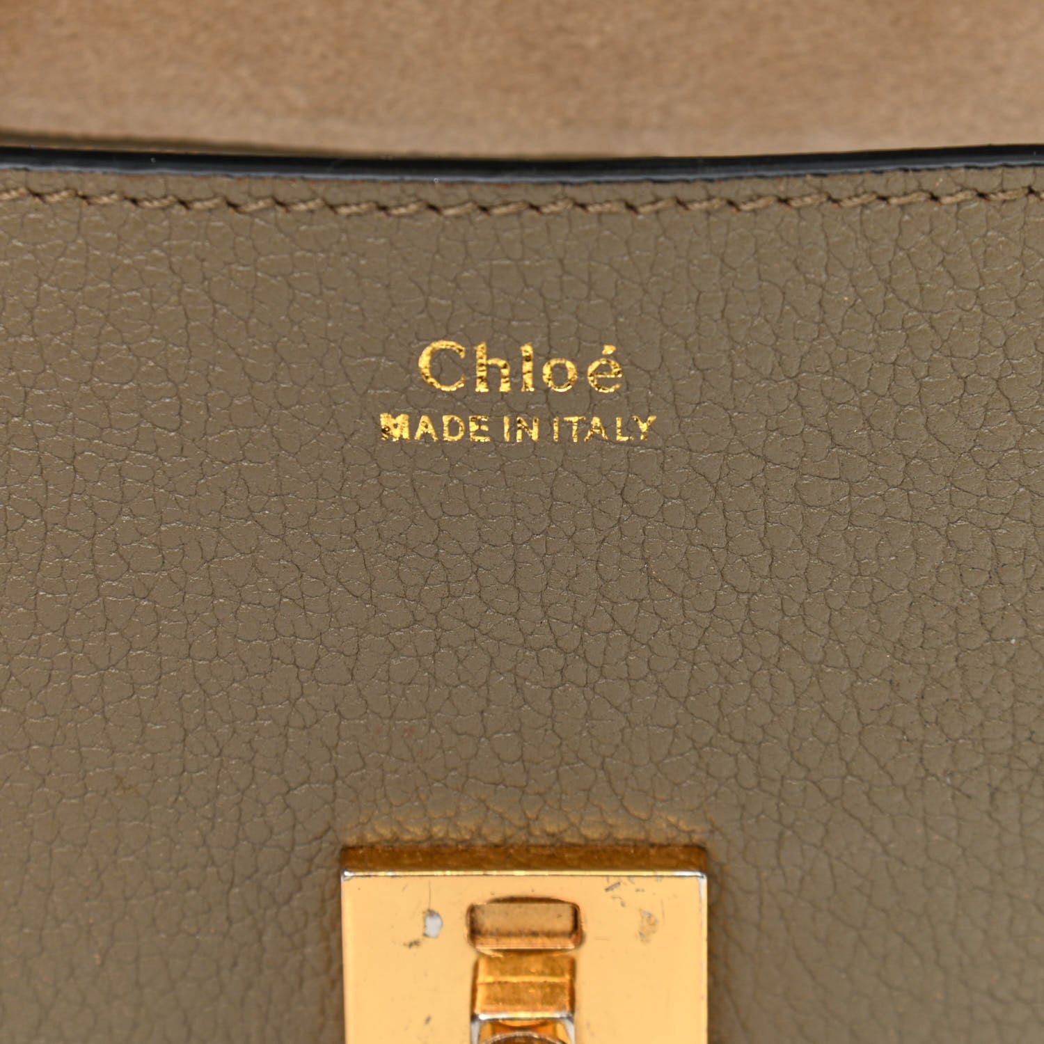 Chloe Grained Lambskin Mini Drew Shoulder Bag Motty Grey 7 of 15