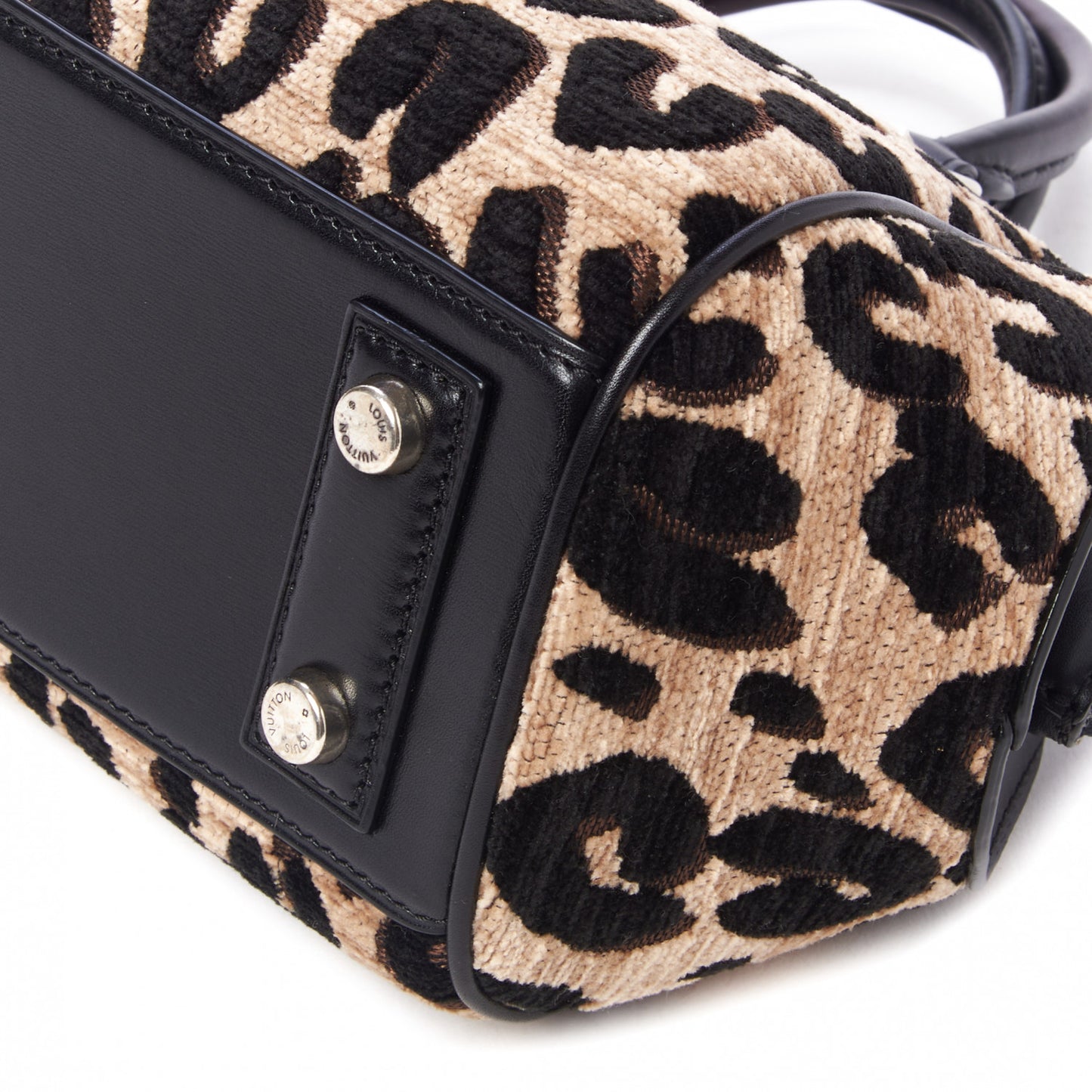 Jacquard Velvet Leopard Print Stephen Sprouse Baby Bag