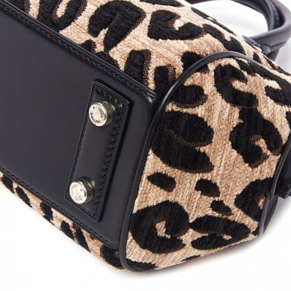Louis Vuitton Jacquard Velvet Leopard Print Stephen Sprouse Baby Bag 5 of 9