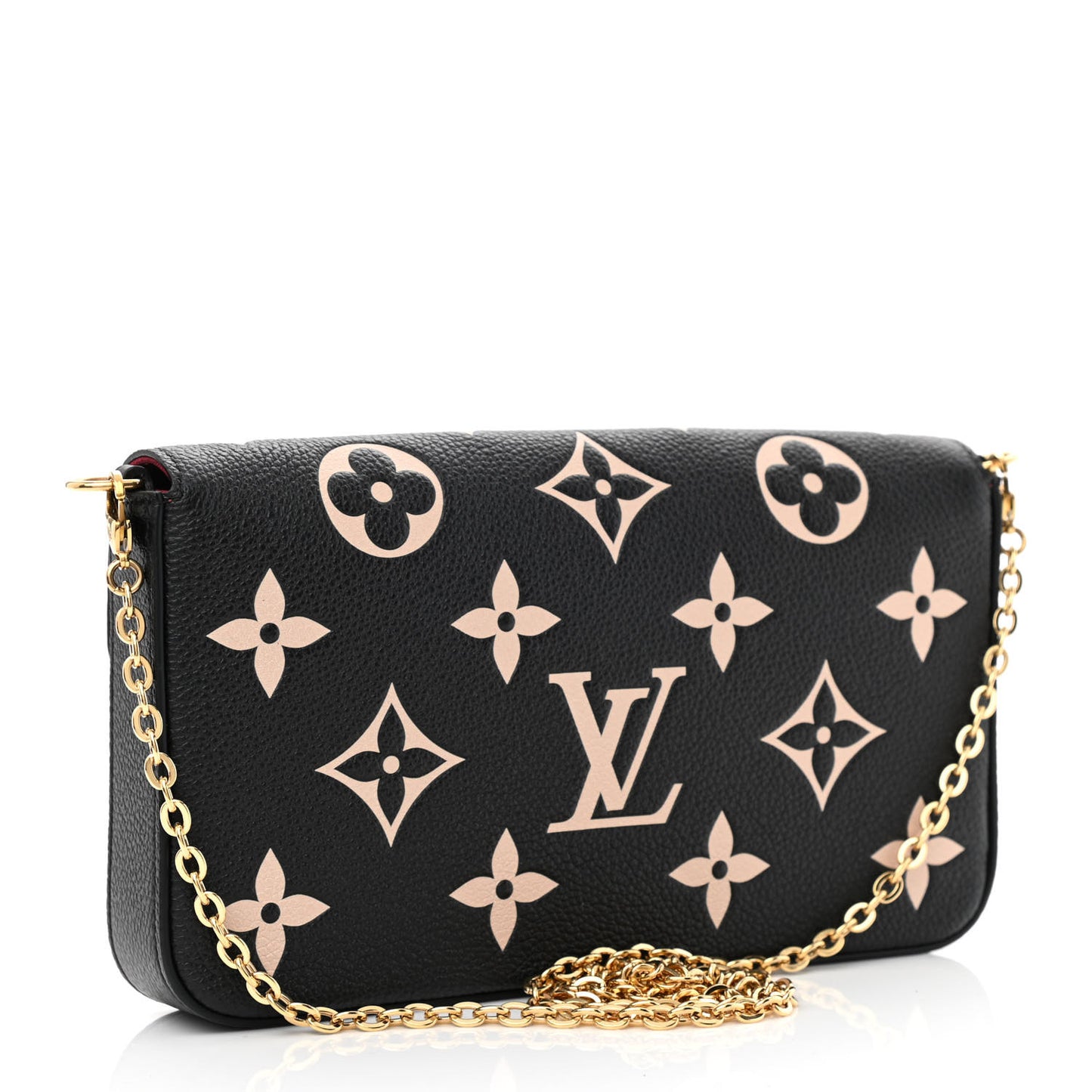 Empreinte Monogram Giant Felicie Pochette Black Beige