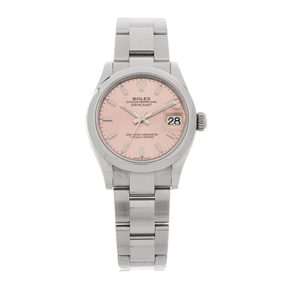 Rolex Stainless Steel 31mm Oyster Perpetual Datejust Watch Pink 278240 1 of 5
