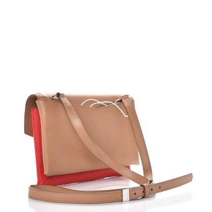 Givenchy Calfskin Duetto Crossbody Beige Red 3 of 8
