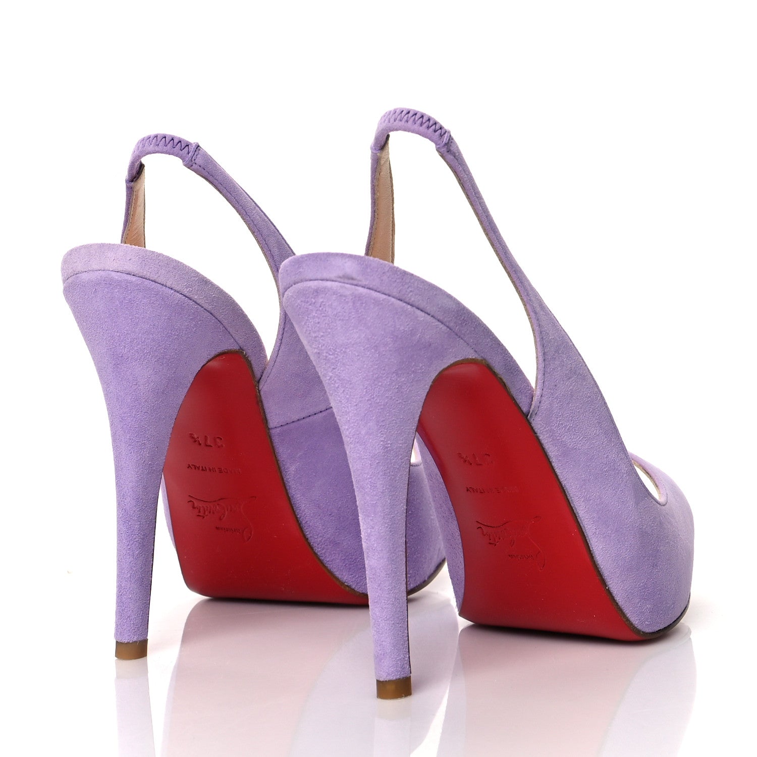 Christian Louboutin Suede No Prive 120 Pumps 37.5 Purple 4 of 7