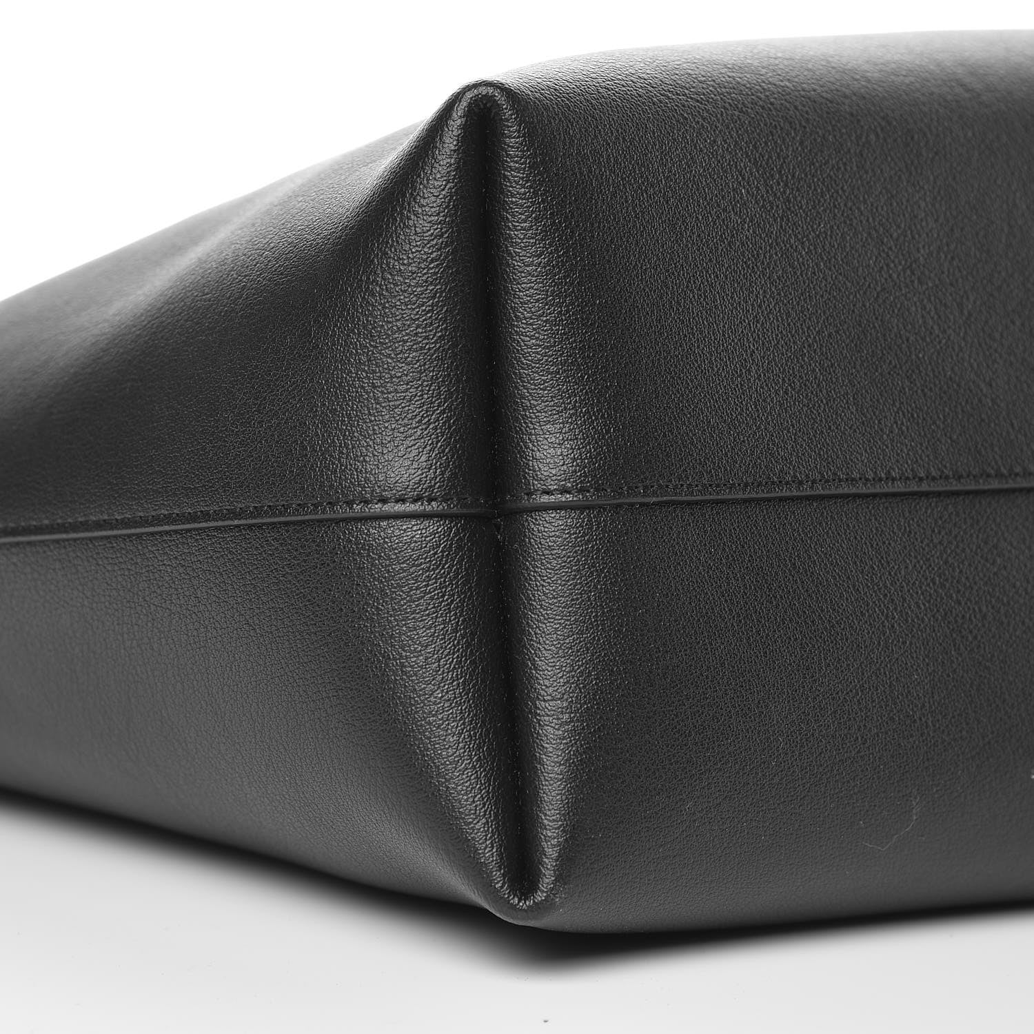 Saint Laurent Calfskin Large Shopping Tote Black 9 of 13