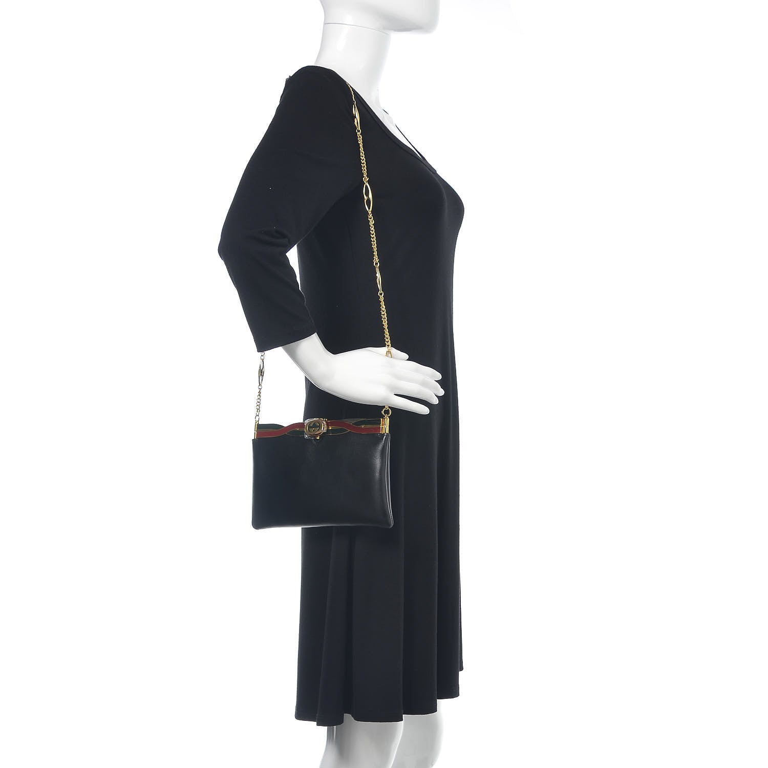 Gucci Palm Lux Broadway Evening Clutch Bag Black 2 of 8