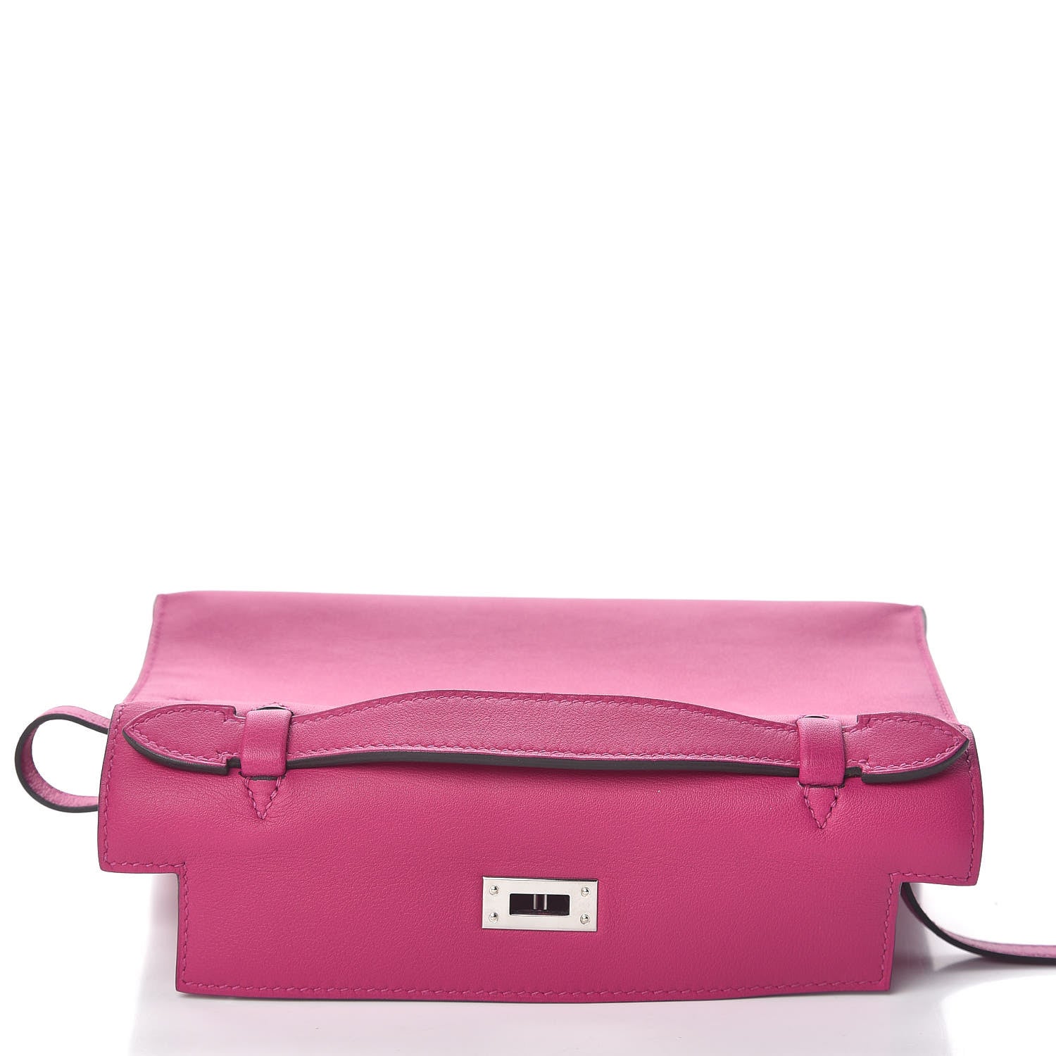 Hermes Swift Kelly Pochette Clutch Rose Pourpre 19 of 27