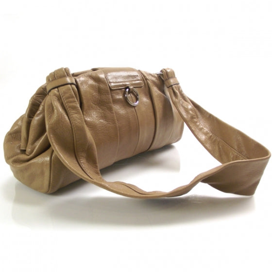 Saint Laurent Leather Dali Lips Shoulder Bag Beige 3 of 9