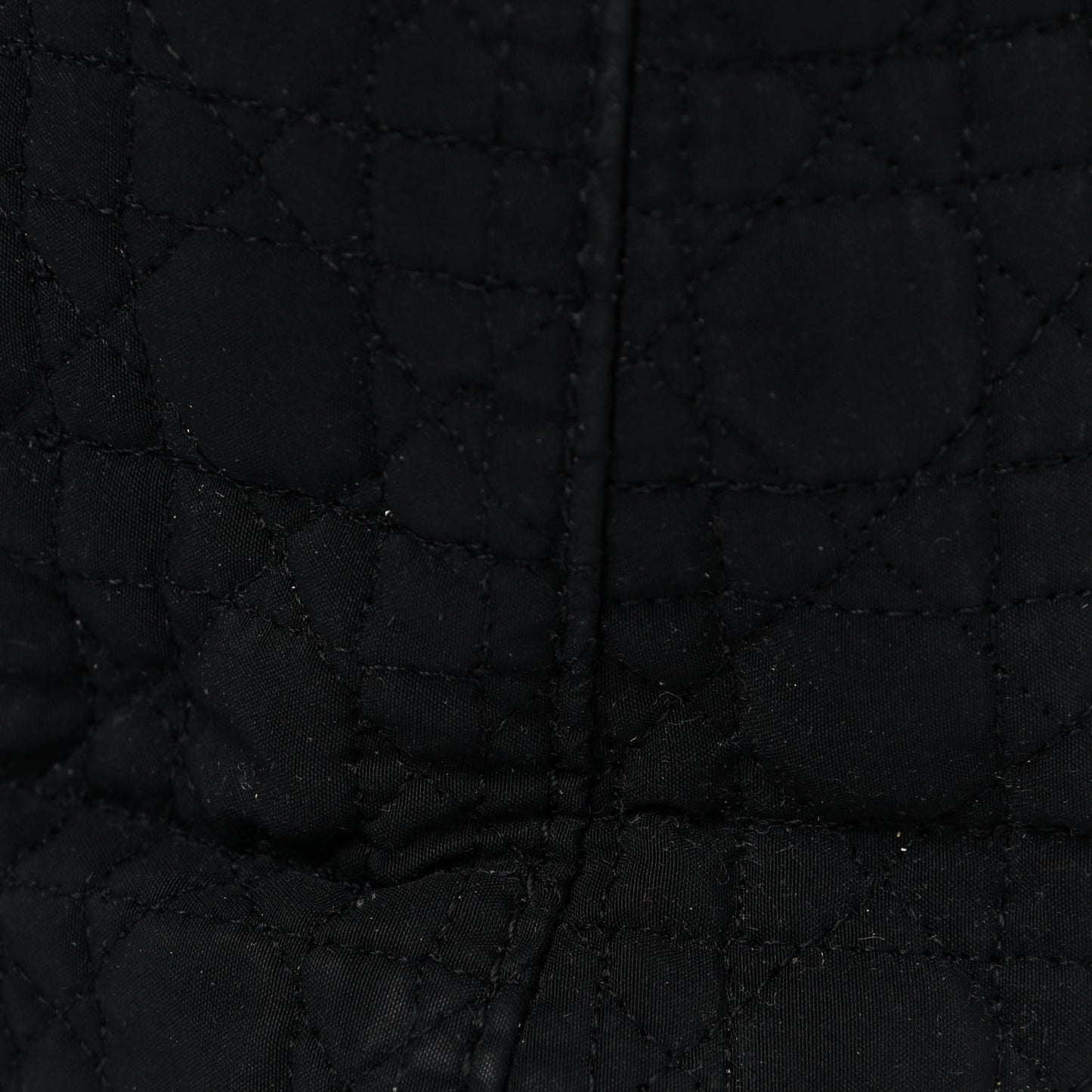 Nylon Cannage Medium Lady Dior Black