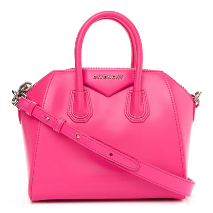 Givenchy Shiny Lord Calfskin Mini Antigona Shocking Pink 1 of 10
