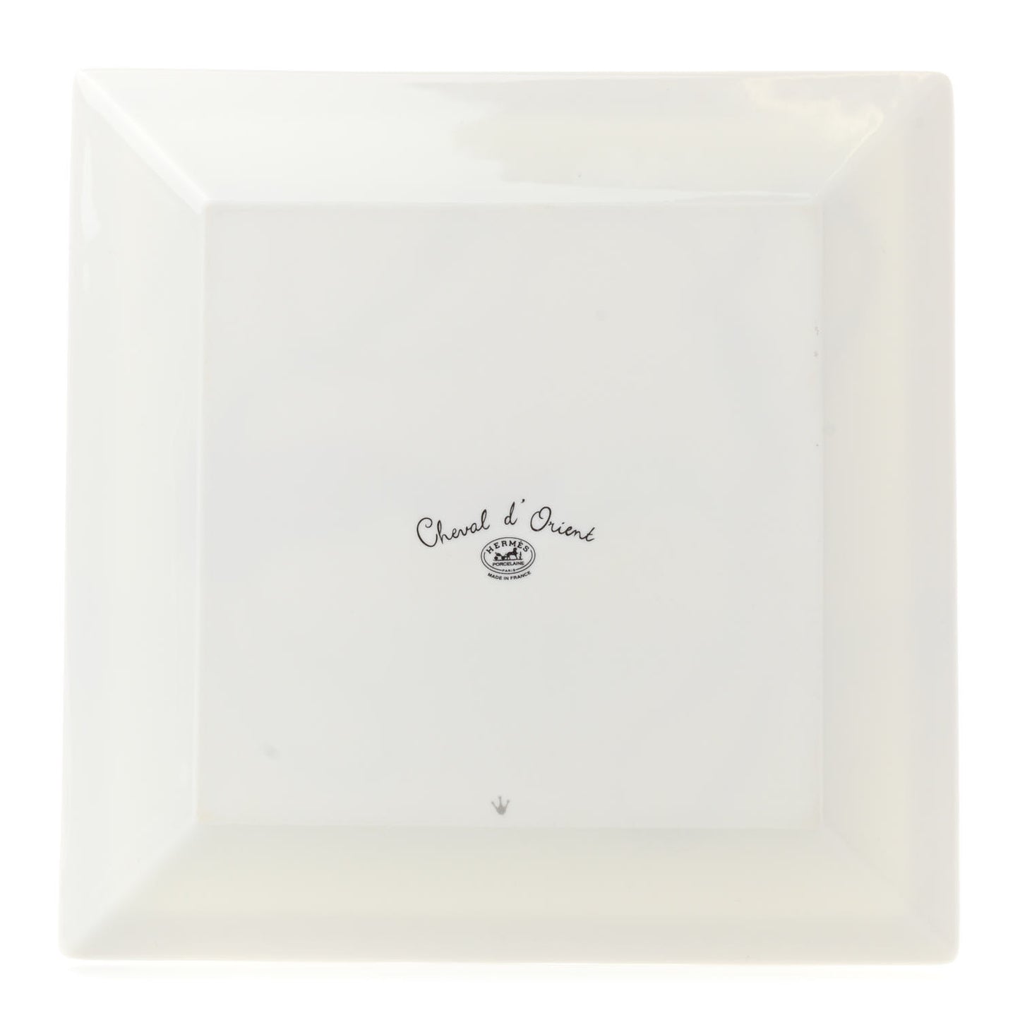 Porcelain Cheval d’Orient Square Plate
