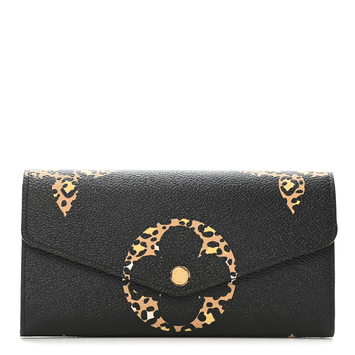 Monogram Giant Jungle Sarah Wallet Black