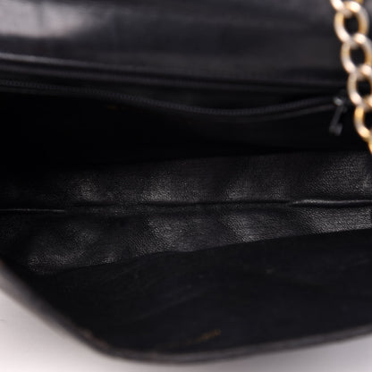 Chanel Lambskin Quilted Tassel Shoulder Flap Bag Black 5 of 14
