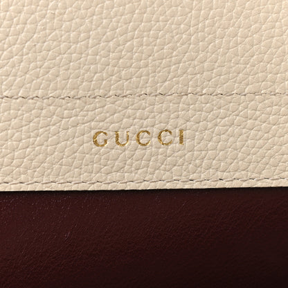 Gucci Grainy Calfskin Medium Zumi Top Handle Bag Mystic White 6 of 12
