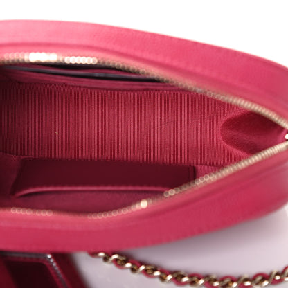 Chanel Caviar Quilted Camera Case Dark Pink 4 of 4