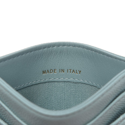 Chanel Caviar Quilted Card Holder Light Blue 7 of 9