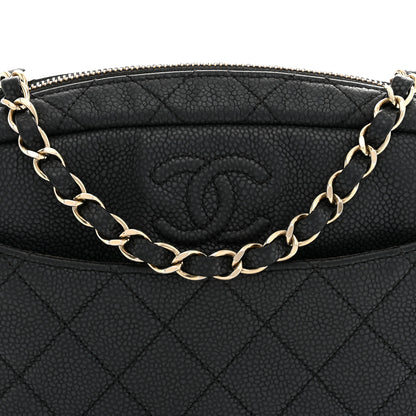 Chanel Iridescent Caviar Quilted Small Coco Tassel Camera Case Black 8 of 10