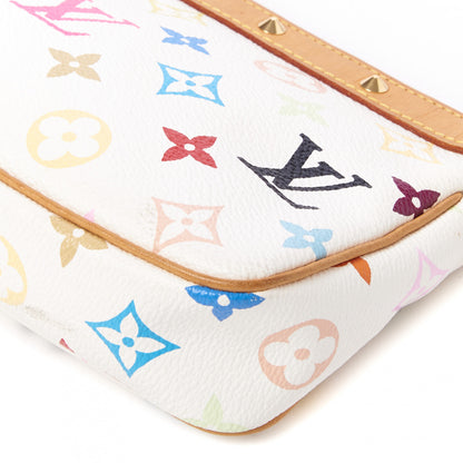 Louis Vuitton Monogram Multicolor Pochette Accessories White 4 of 7