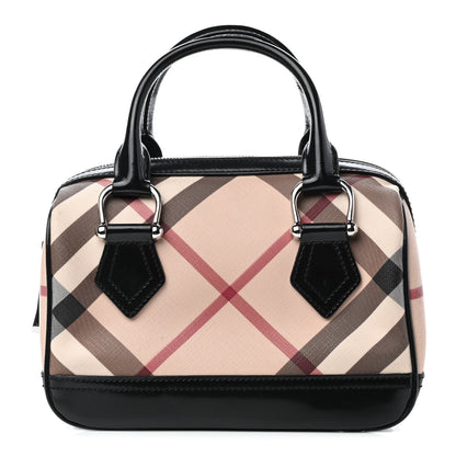 Burberry Nova Check Bowling Bag Black 1 of 8