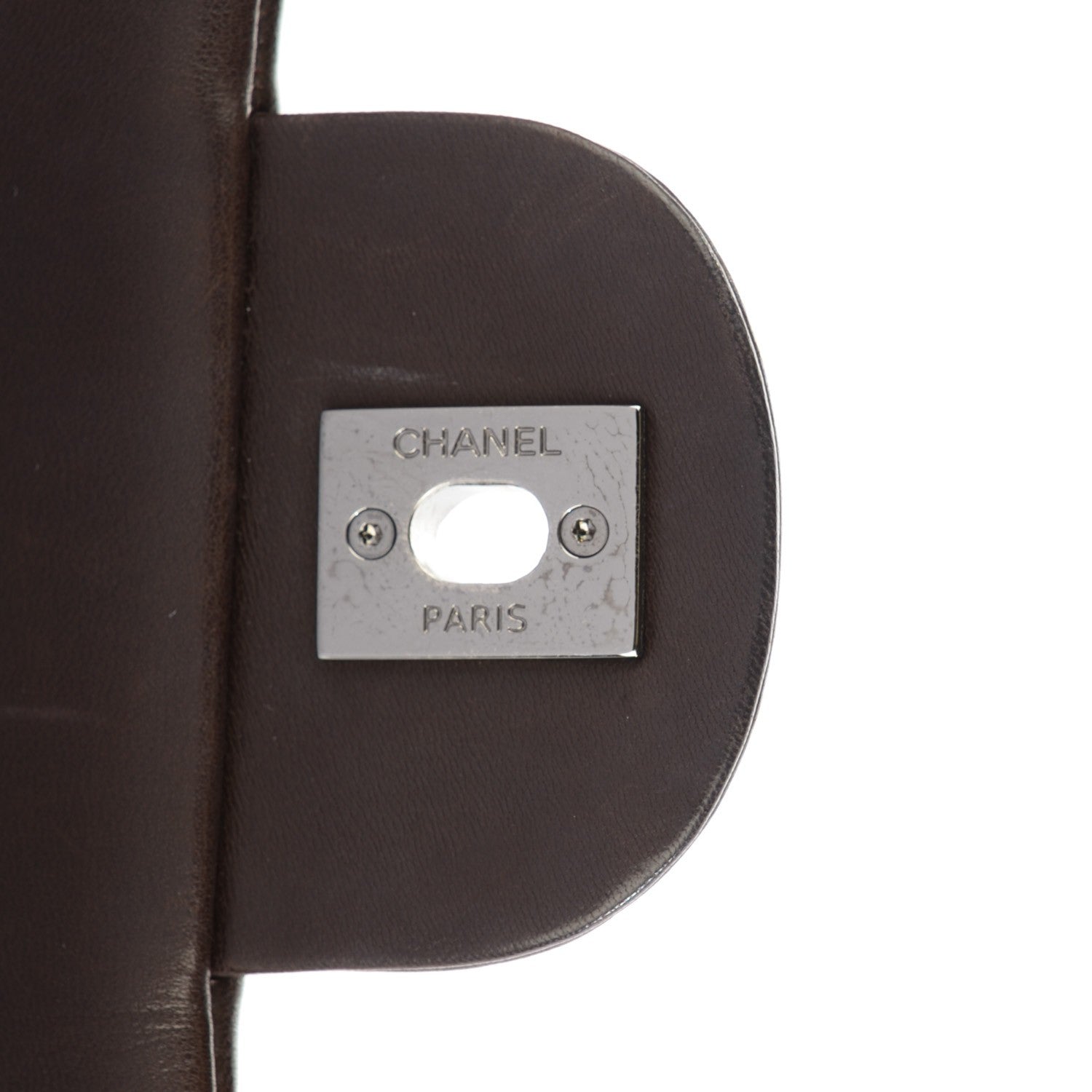 Chanel Lambskin Quilted Large 3 Flap Brown 5 of 8